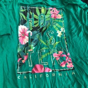 Green Hollister graphic tee